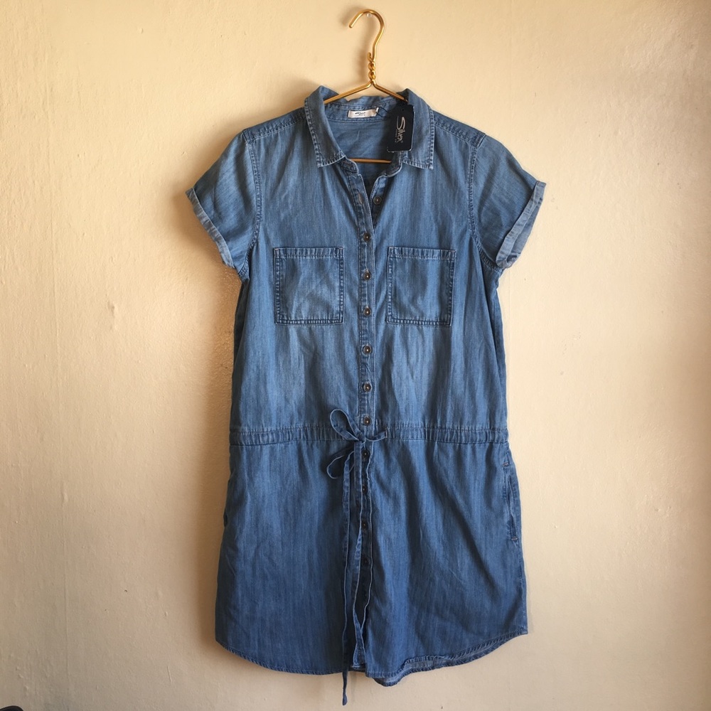 Silver jeans blue denim dress